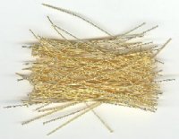 100 2" 24ga Bright Gold Fine Head Pins